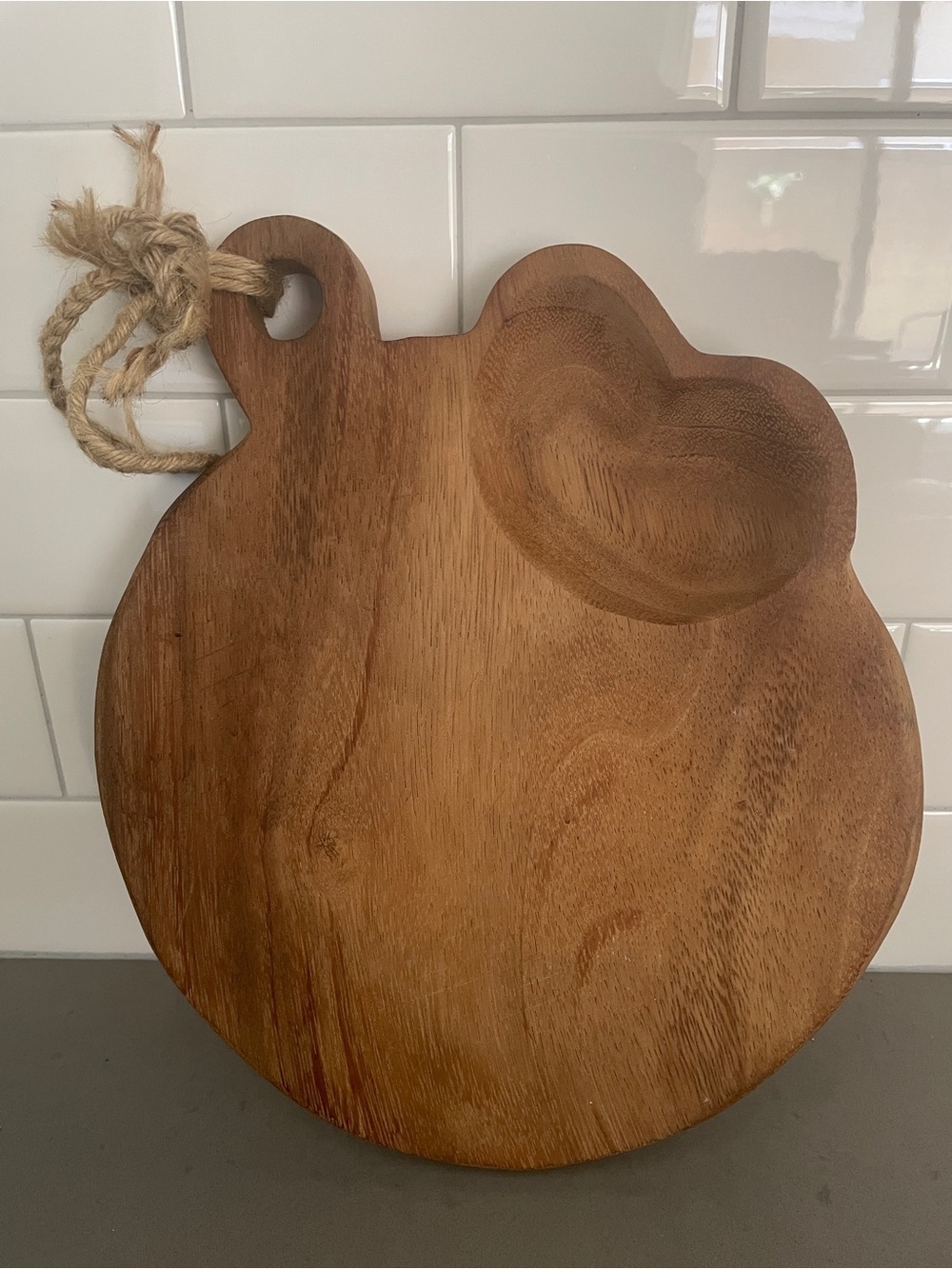 Anthropologie Natural Wood Serving Board